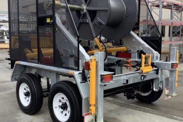 Western Power Takes Delivery of a 3.5t Self Loading Cable Trailer with Power Fairlead – May 2024